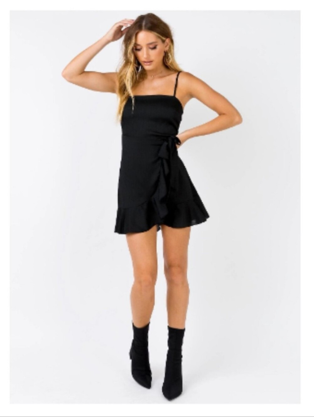 Princess Polly Aleutian Mini Dress Black 4 - Picture 6 of 6
